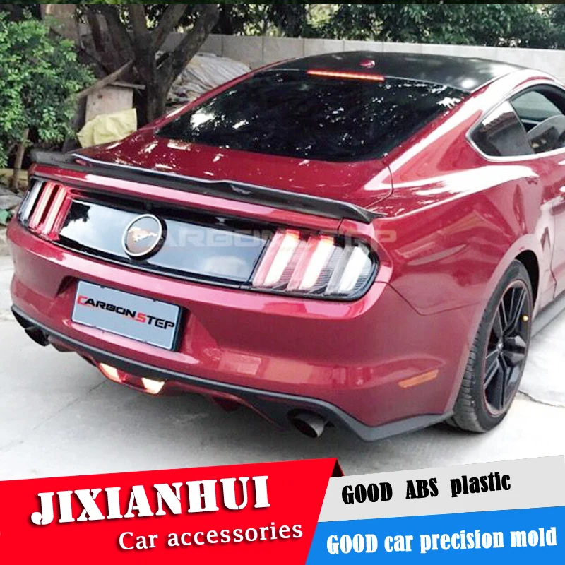 Спойлер для Mustang 2015 2018 Ford спойлер jpk из АБС пластика заднее крыло автомобиля