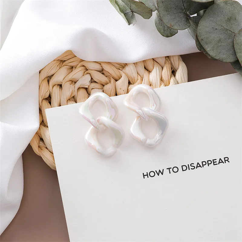 Модные асимметричные серьги с искусственным жемчугом для женщин модные