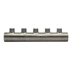 34 12 распределительный коллектор воды из нержавеющей стали для системы теплого пола (2-12 портов) 1 трубчатый конец закрыт