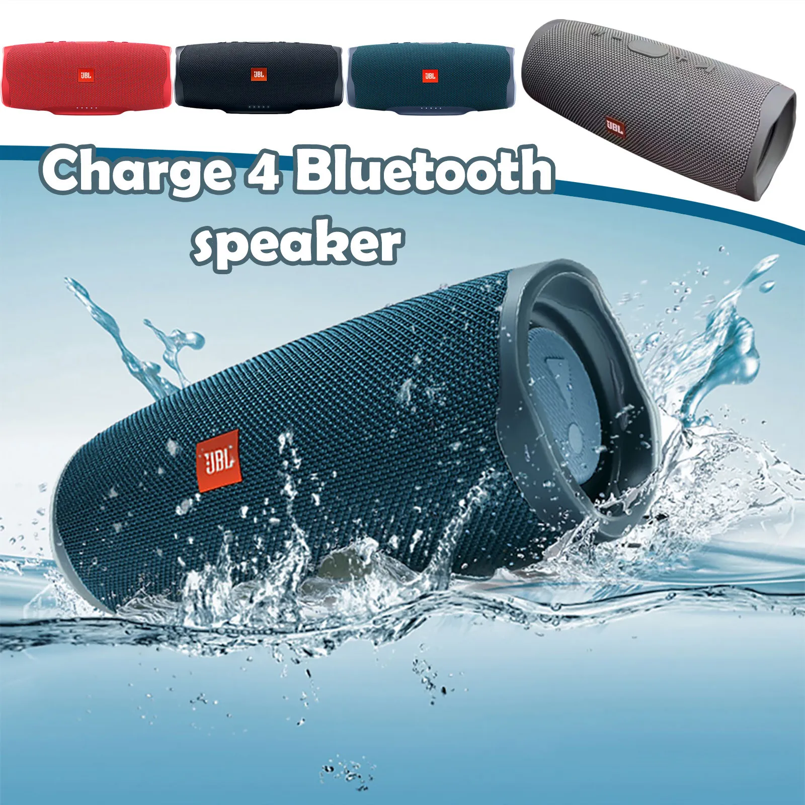 Беспроводная Bluetooth Колонка Jbl Charge 4 портативная Водонепроницаемая музыкальная