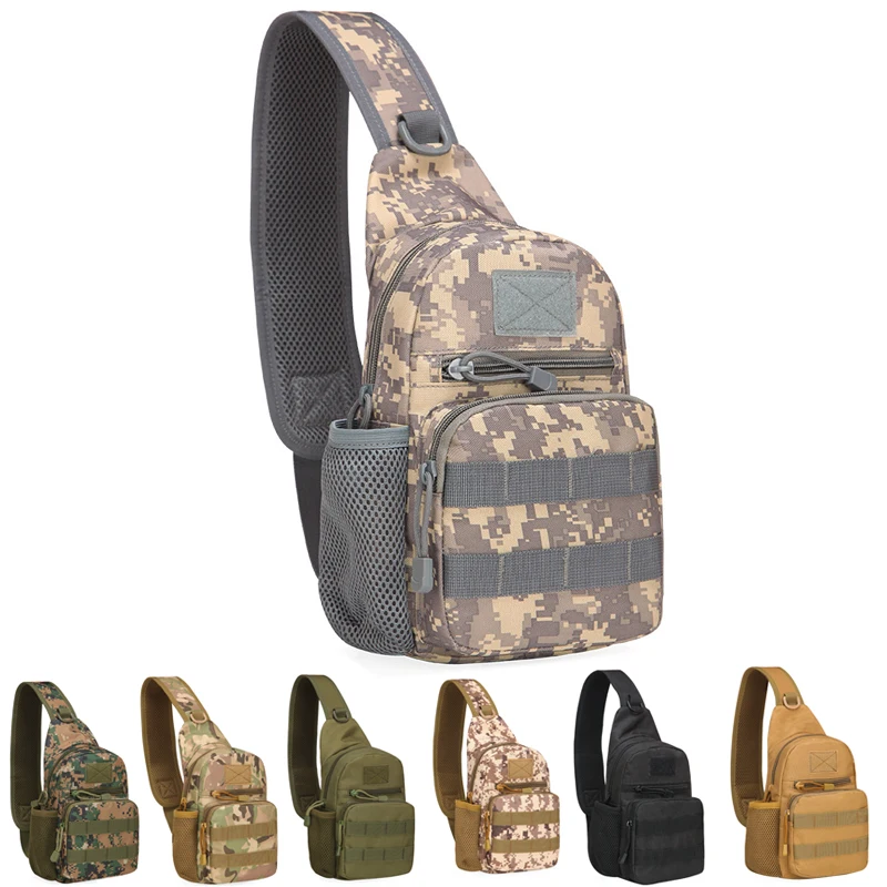 Военная Тактическая нагрудная сумка тактическая слинг Сумка MOLLE рюкзак через