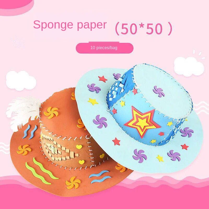 50*50CM/1MM EVA Foam Paper Handmade Sheets Sponge DIY Handcraft Materials Multicolour Flower Prop Party Christmas - купить по