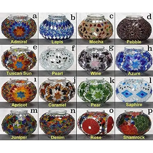 Турецкая лампа LaModaHome трава под заказ Тиффани 2021 мозаика витражное стекло бохо