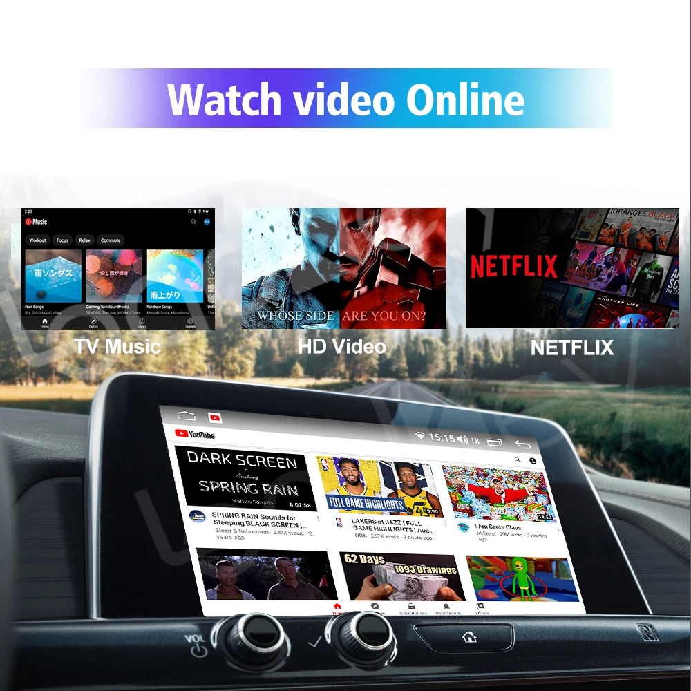 Carlinkit 3 CarPlay Ai Box беспроводной Apple Android авто для Audi Bmw Mazda Toyota Netflix TV 4G LTE 128G TF GPS |