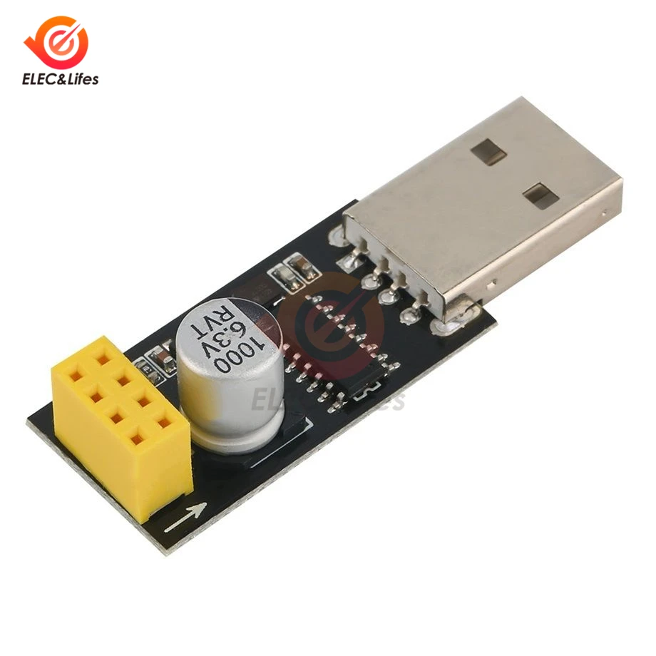 Адаптер ESP01 для программатора Женский адаптер с USB на ESP8266 CH340G последовательный