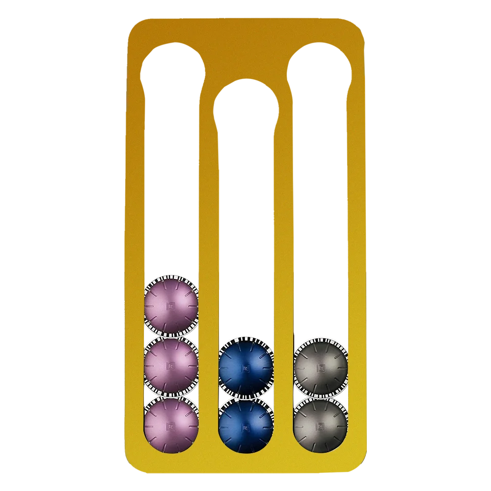 Металлический держатель для кофейных капсул алюминиевая подставка с зеркальным