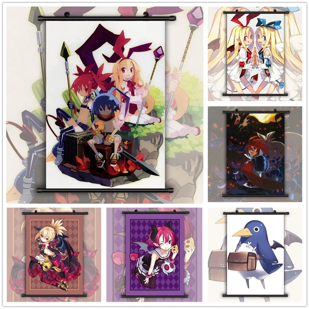 

Makai Senki Disgaea Anime Manga HD Print Wall Poster Scroll