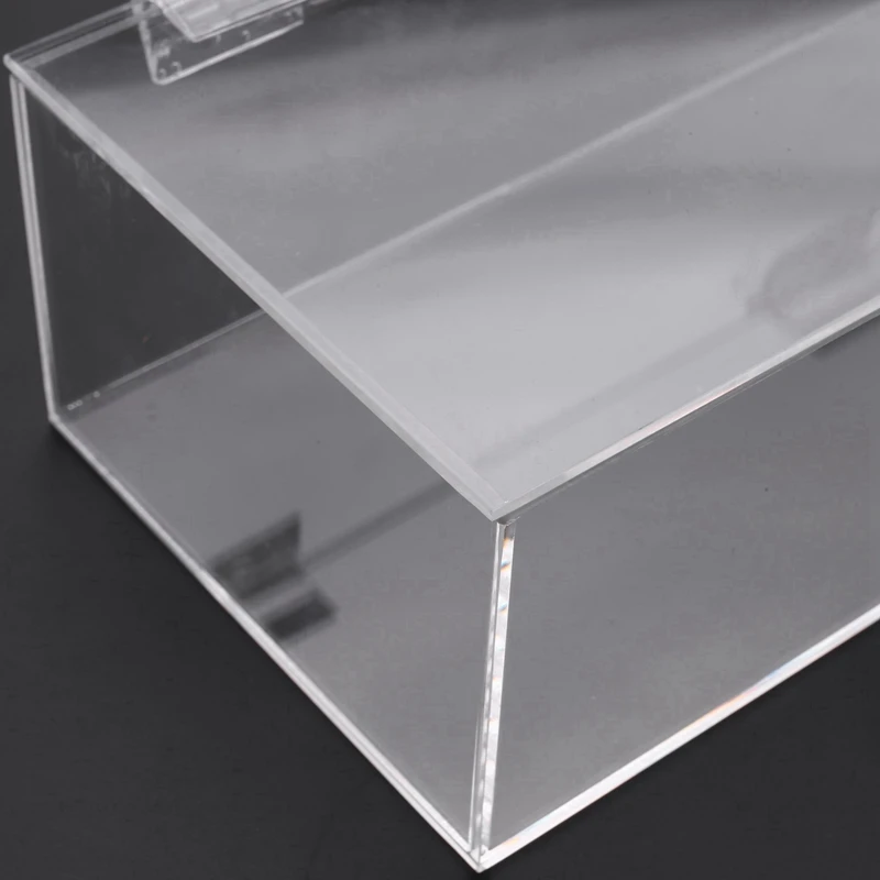 

Acrylic Clear Tissue Box Disposable Mask Storage Box Gloves Dustproof Organize Box