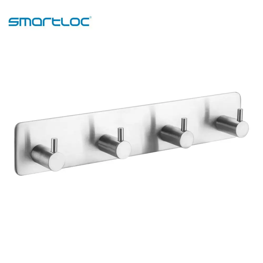 Магнитный крючок smartloc из нержавеющей стали, вешалка для полотенец, пальто, ванной, крючки для одежды, подвесной органайзер для хранения, аксессуары