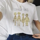 90s очень странные дела Сезон 3 T рубашка женская футболка с забавным мультипликационным принтом Harajuku странные вещи футболка модная женская Kawaii для девочек подростков кепки, кепки в стиле футболка