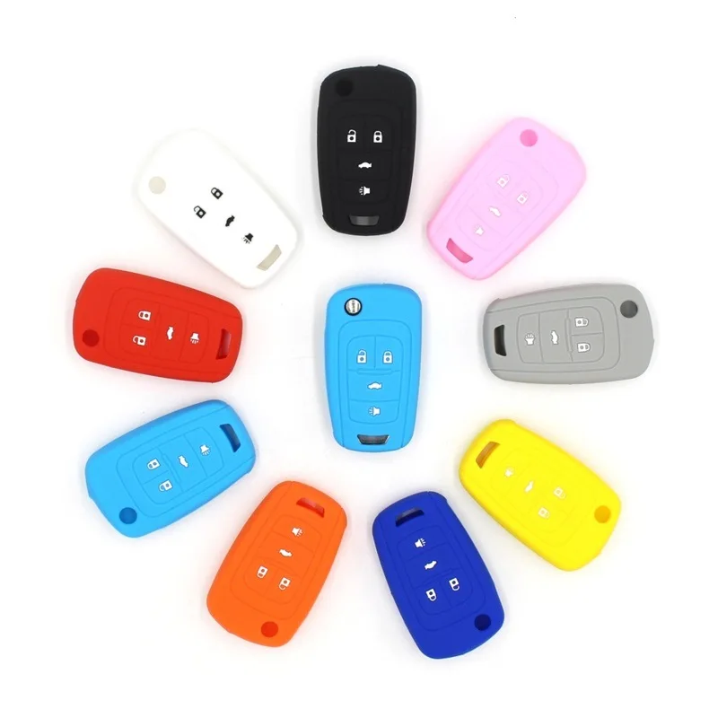Auto Silicone Key Cover Case for Chevrolet For Buick Cruze Aveo Trax Opel Astra Corsa Meriva Zafira Antara J Protection | Автомобили и
