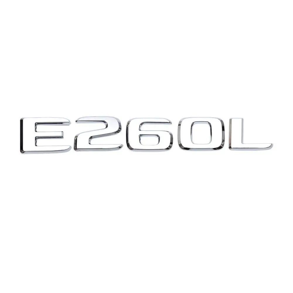 E200L E260L E300L E320L задний багажник эмблема письма значок наклейка 3D логотип Тюнинг