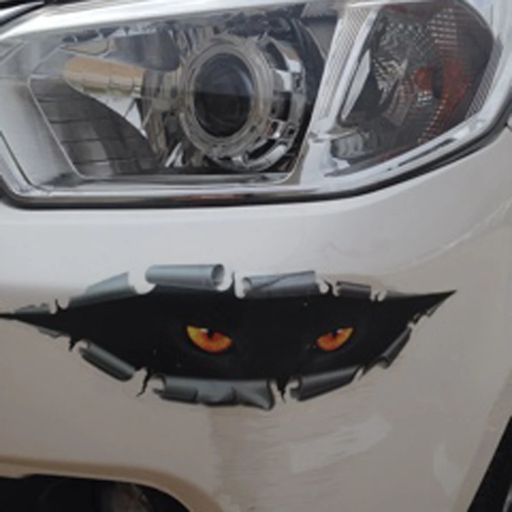 1 шт. 3D визуальная наклейка для автомобиля фургона Кузова бампера окна Виниловая
