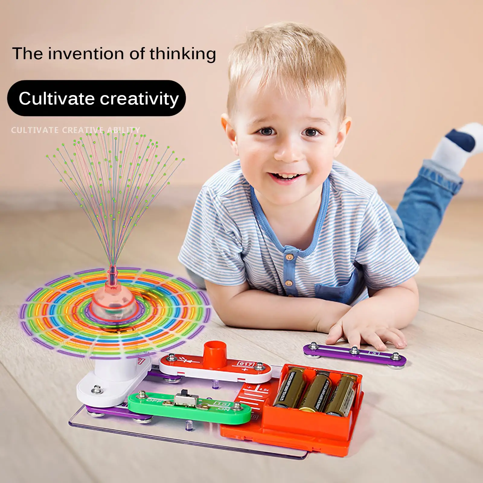 

New Compound Mode Switch Circuits Electronics Building Block Kit Scientific Experiment Educational Assembling Toy for Kid