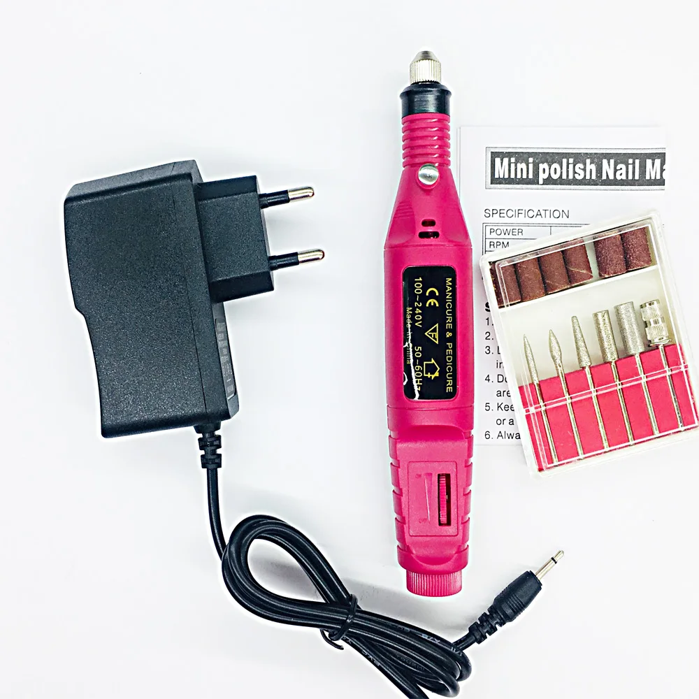 Профессиональный электрический аппарат для маникюра и педикюра 1 набор