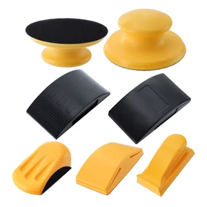 5 дюймов шлифовальный блок резиновый шлифовальный дисковый крючок петля шлифовальный блок для ручной полировки удаления ржавчины