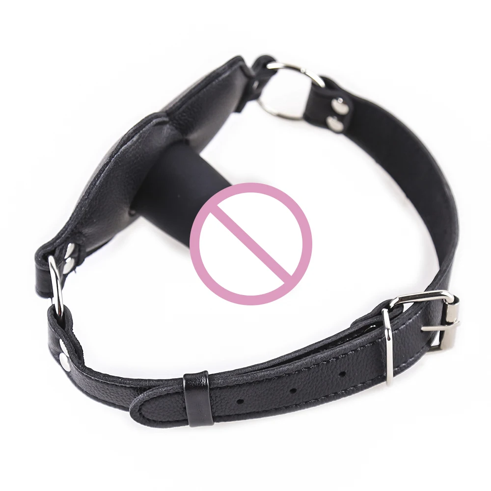 Manyjoy Faux PU Leather Silicone Ball Gag BDSM Bondage Oral Restraints Mouth Plug Erotic Adult Games Sex Toys for Couple | Красота и