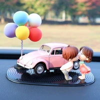 cute car model car decoration dashboard center console car accessories decoration couple gift birthday gift girl cake decoration