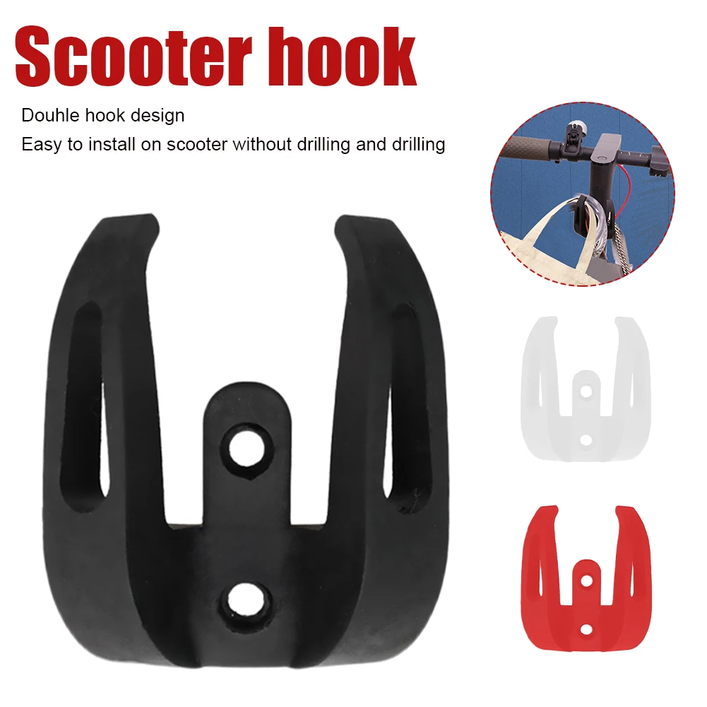 

Electric Scooter Nylon Front Double Hook E-Bike Bag Dual Claw Hook For Xiaomi M365/1S/Pro Skateboard Hooker Accessories Dropship