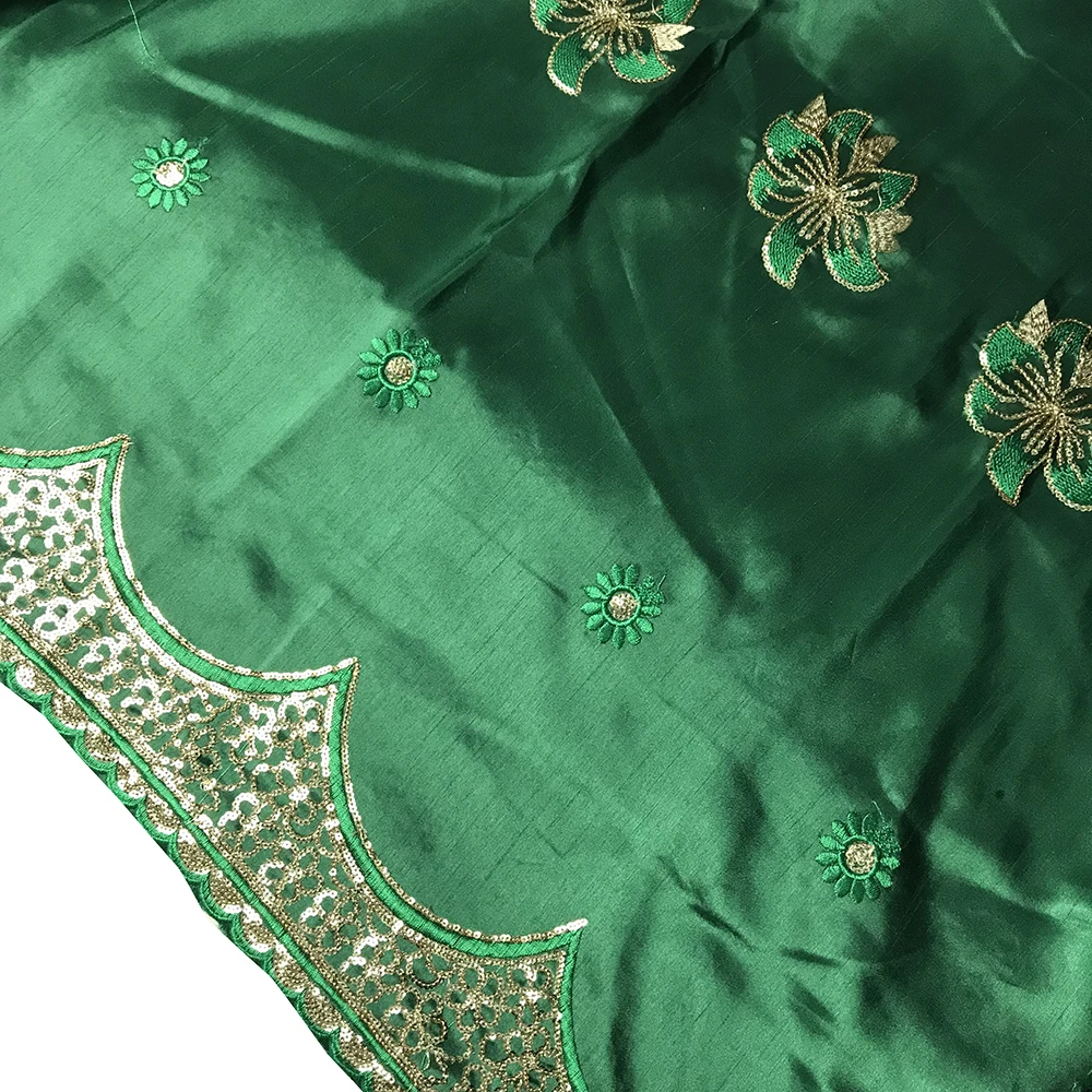 Новое поступление зеленая кружевная ткань George африканский дизайн материал для