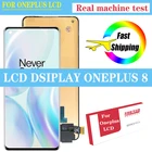 Оригинальный Amoled дисплей 6,55 дюйма для OnePlus 8 One Plus 8, ЖК-экран + сенсорная панель, дигитайзер для 1 + 8 1 + 8 IN2013 IN2017 LCD