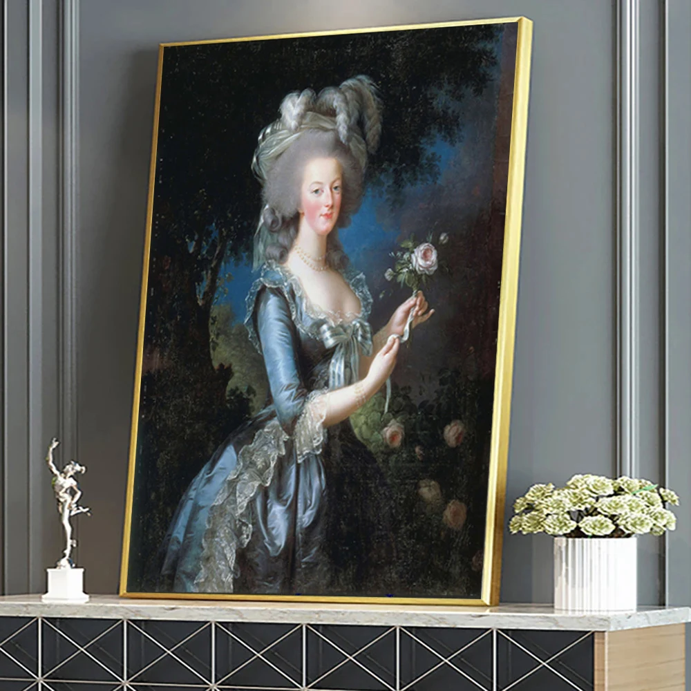 

Queen Of France Posters Elizabeth Vintage Canvas Paintings And Prints Hd Nordic Modern Home Wall Decoration Pictures No Frame