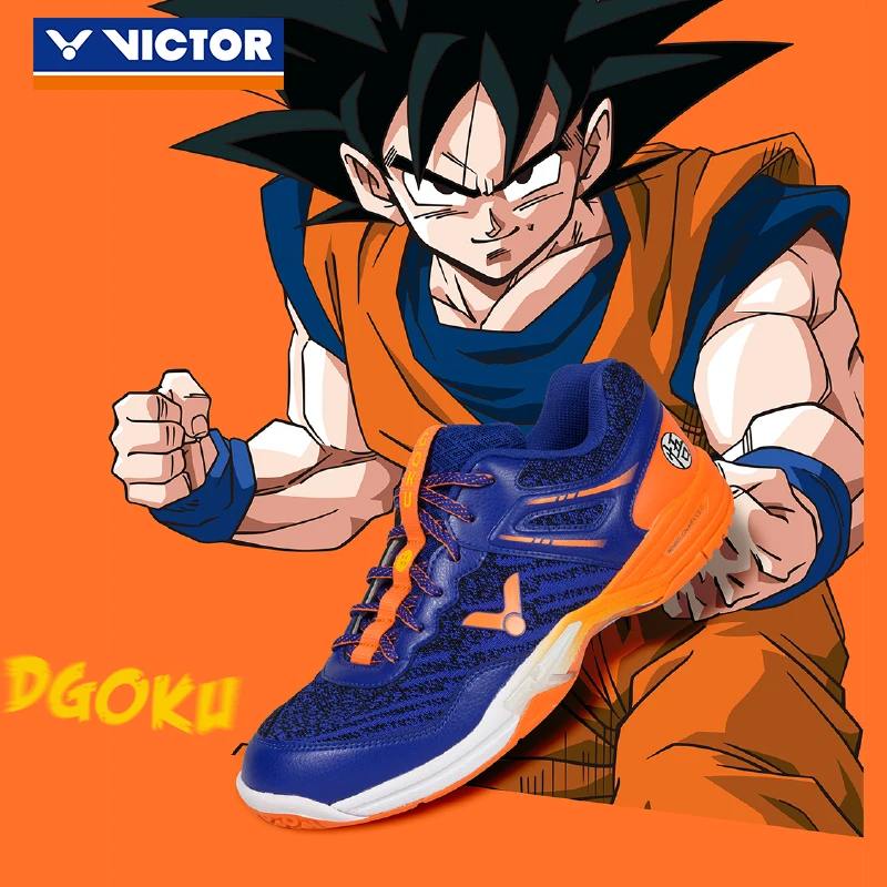 Оригинальные ботинки для бадминтона Victor Dragon Ball Son Goku мужские и женские спортивные