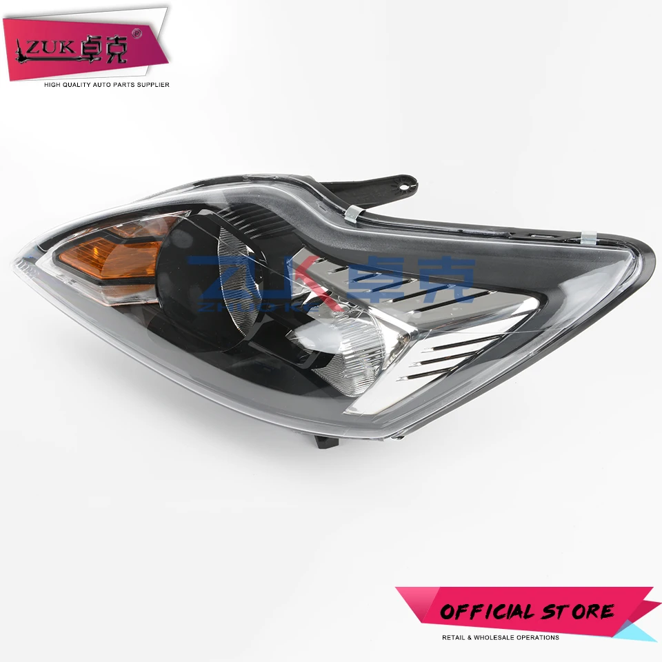 ZUK 2 шт. налобный фонарь головная лампа в сборе для Ford Focus MK2 2009 2010 2011 2012 2013 2014 седан