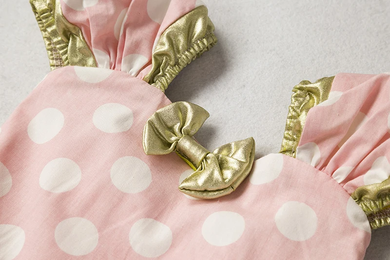 

12M 24M Baby Girls Clothes Mouse Cosplay Birthday Costume Polka Dots Sleeveless Summer Girls Dress Toddler Kids Clothing