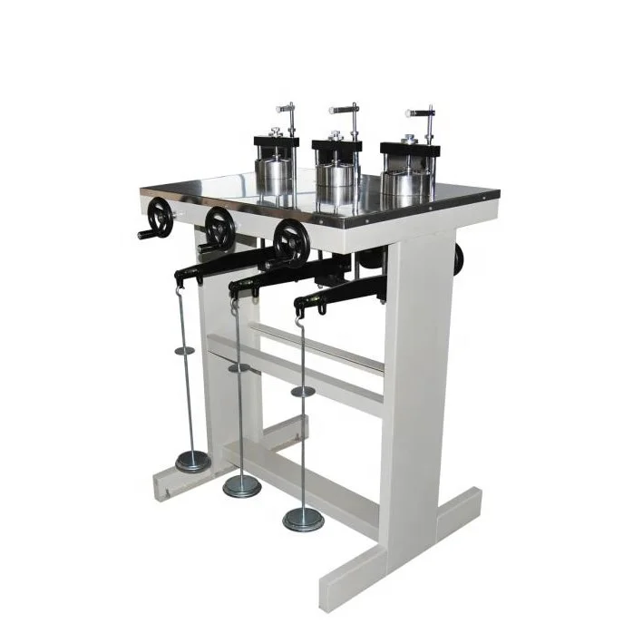 

Mid and low pressure soil triplex consolidation test apparatus