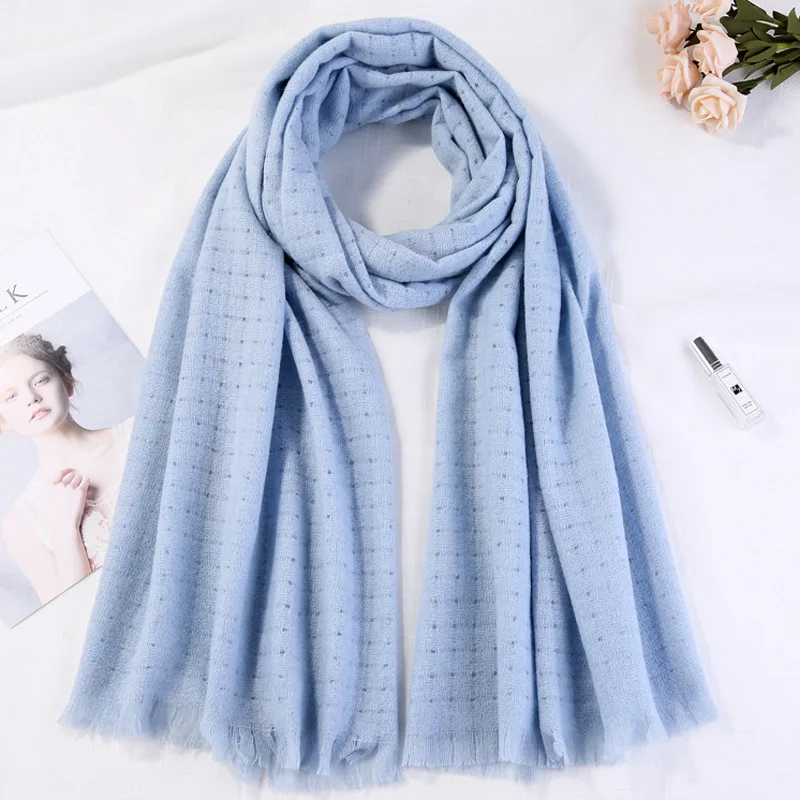 

Winter of New Hollow Wool Scarf Air Conditioning Room in Women's Office in 2019,Ultra-large Cashmere Shawl dual-purpose scarf