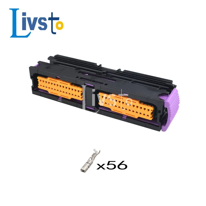 Автомобильный разъем ЭБУ FCI 56-контактный с корпусом и клеммами 211PC562S0008 211PC562S8009 1