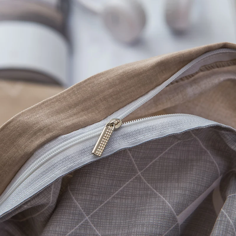 1 шт. коричневый треугольник геометрический узор пододеяльник Простые Модные 100%