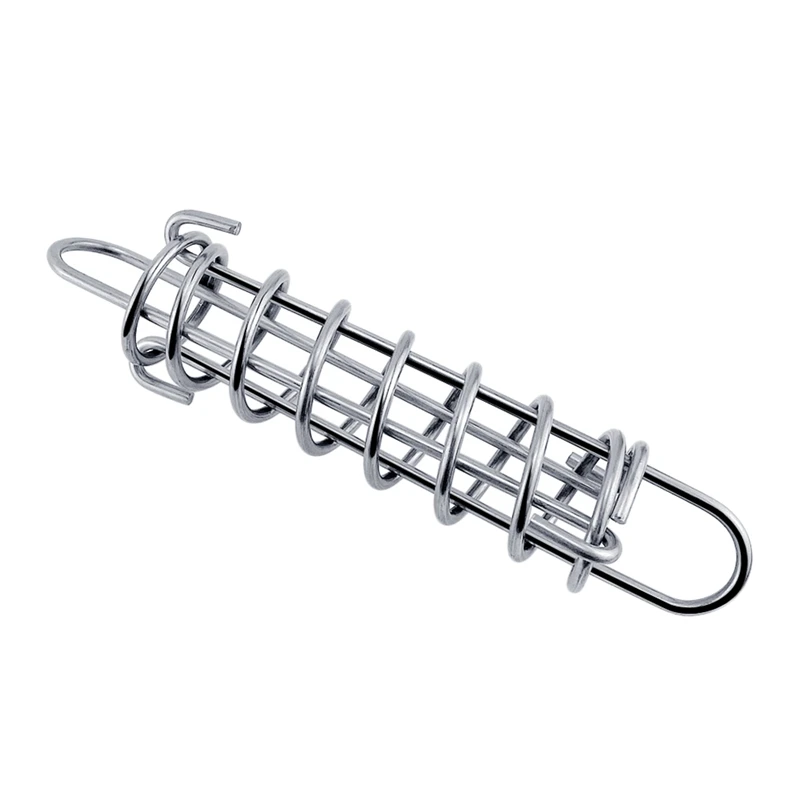 

304 Stainless Steel 5mm Boat Anchor Docking Mooring Spring Cable Tension Dog Tie Damper Snubber Shock Absorbing