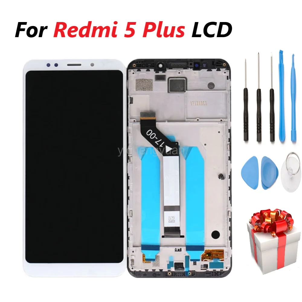 

Качество AAA + Оригинальный ЖК-дисплей для Xiaomi Redmi 5 Plus + рамка экрана redmi5 Plus ЖК-дигитайзер Замена Ремонт 10 касаний