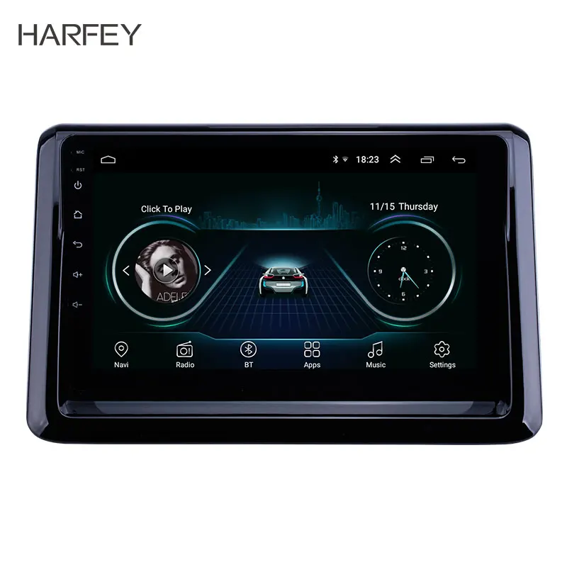 Harfey Android 9,1 автомобильный мультимедийный плеер " Navi для Toyota Noah wifi HD сенсорный gps радио Поддержка DVR Carplay DAB
