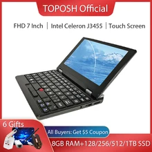 Latest Pocket Laptop 7 Inch Touch Screen Micro Laptops Ultrabook 8G RAM 1024G SSD Notebook Computer Quad Core Netbook Mini PC