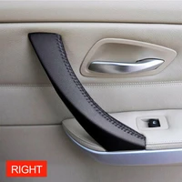 suede leather right door panel handle handle cover inner pull trim cover for bmw 3 series e90 e91 e93 2005 12 car interior parts