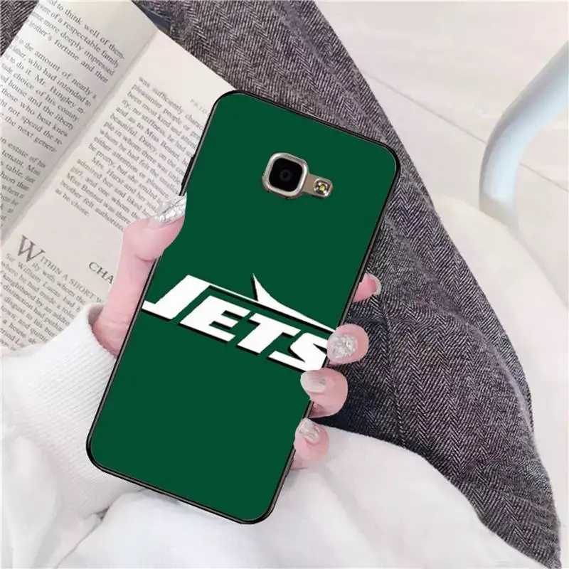 

LJHYDFCNB New York Jets Phone Case For Samsung A 9 10 20 30 40 M20 S 30 31 J5(2015) J5prime 6 7 Plus