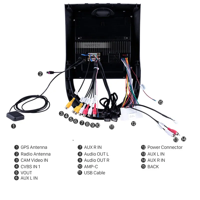 Автомобильное радио Harfey 9 7 &quot4G LTE для 2015 Kia Soul Android 1 головное устройство