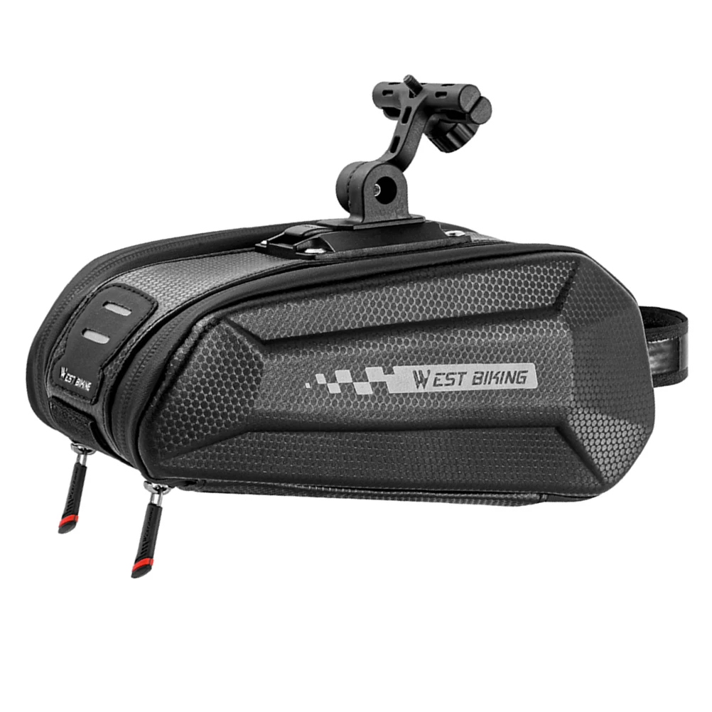

Bicycle Waterproof Saddle Bag Bike Waterproof Storage Saddle Bag Seat Cycling Tail Rear Hard Shell Pouch Bag Saddle Accessories