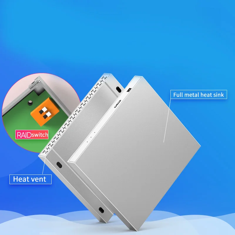 Корпус для жесткого диска Blueendless 2 5 дюйма отсека Raid корпус хранения Jbod Pm Windows Mac Linux
