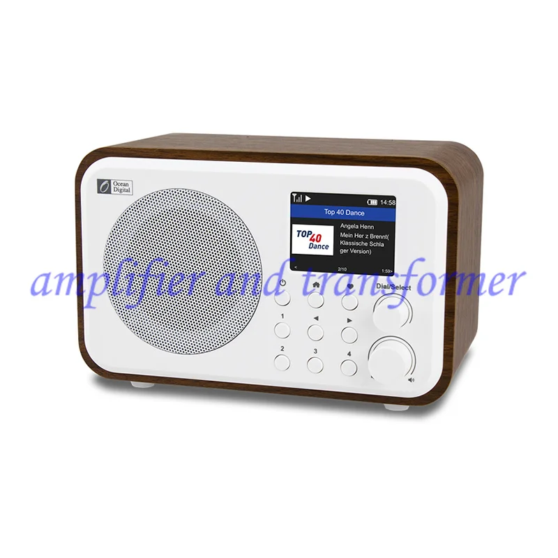 Ocean Digital WR-336N WiFi (Интернет) радио FM DAB + Blueetooth Многоязычное 2000 мАч перезаряжаемая