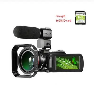 Vlogging Camera For Youtube Ordro Hdr-ac3 Ultra Hd Video Cam