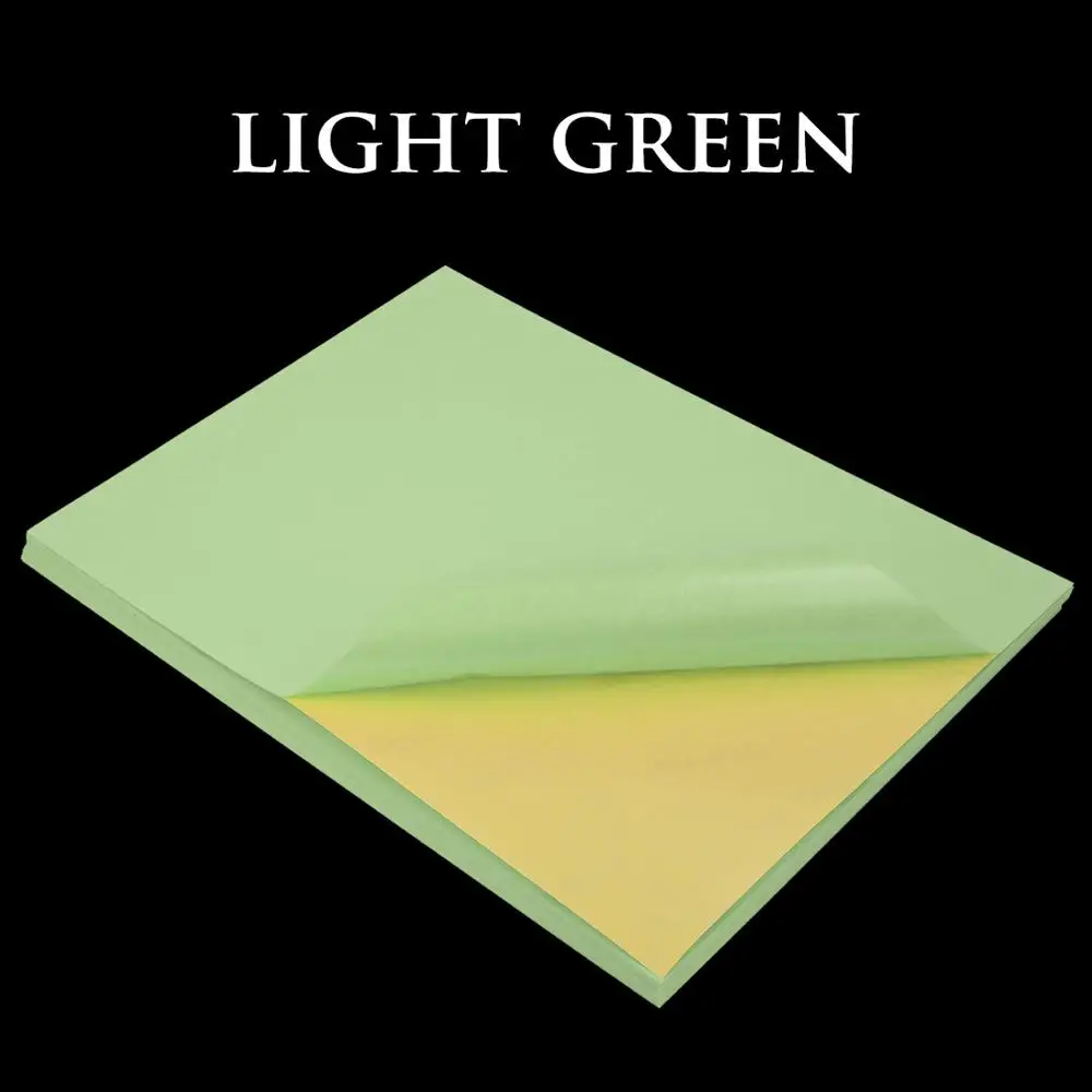 Самоклеящаяся бумага формата А4 100 листов цветная для этикеток струйная печать