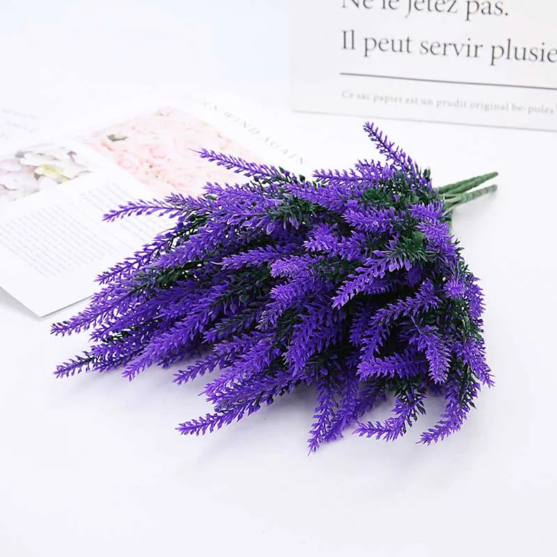 

Fake Plants Plastic Grass Wedding Wall Outdoor Decor Simulation Leaf Artificial Flowers Plastic Plant For Home Garden Decor