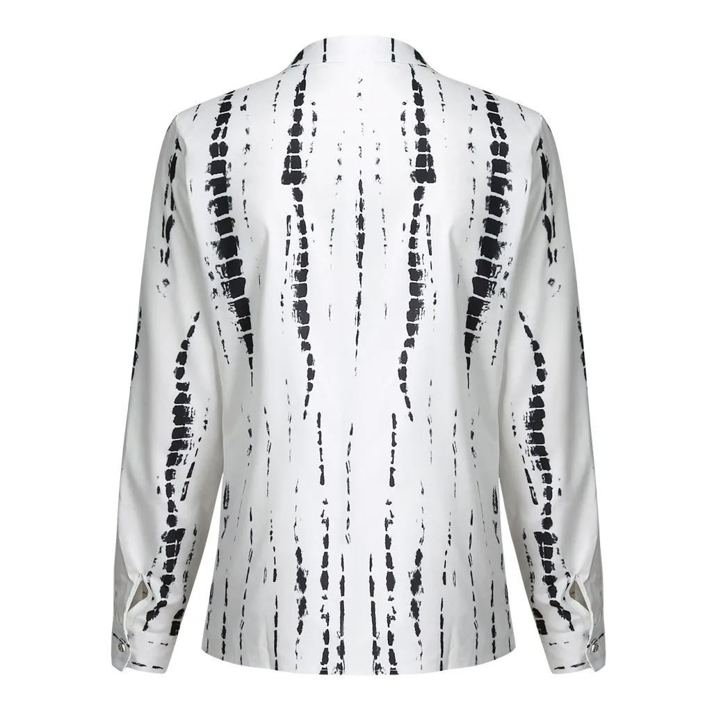 

Women Vertical Stripes Shirt Blouse Autumn Casual V Neck Striped Long Sleeved Office Street Shirts Tops Cozy Easy Clothing