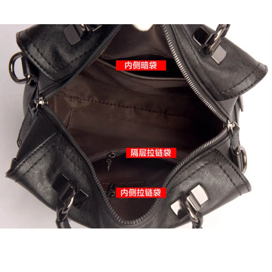 

Designer Soft Leather Handbag for Women Vintage Ladies Top Hand Crossbody Bag Tassel Female Purses Tote Shoulder Bag Large Daily