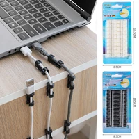 1620pcs self adhesive wire organizer line cable clip digital cable buckle clips holder convenient desk ties fixer