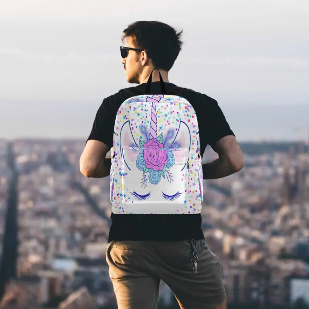 

New Trend Female Backpacks Fashion Women Backpack College School Bagpack Unicorn Travel Shoulder Bags For Teenage Girls 2020